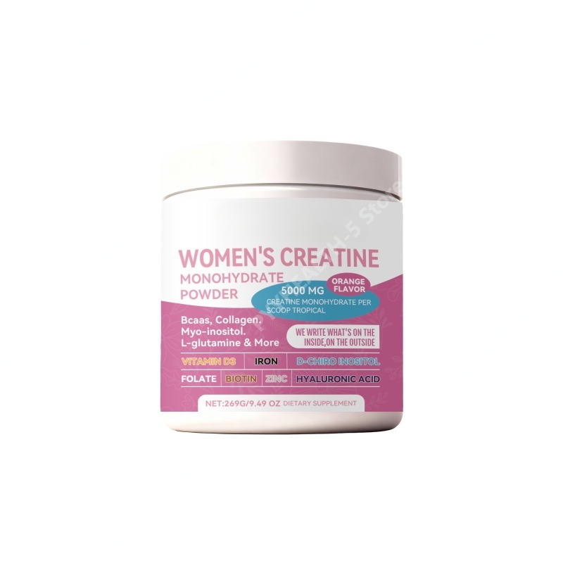 Creatine Monohydrate Powder - مسحوق الكرياتين المركب للنساء، مكمل غذائي،