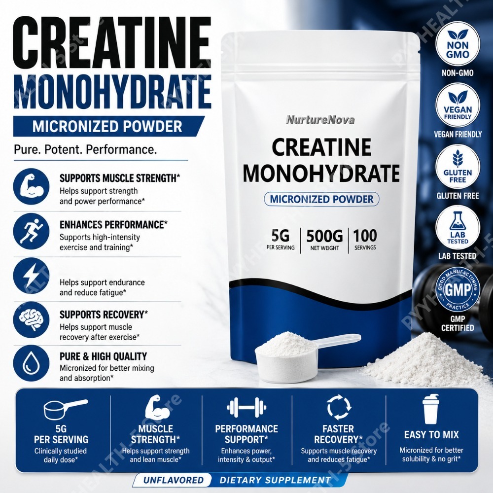 Creatine Monohydrate Powder - مسحوق الكرياتين مونوهيدرات المطحون بدقة 500