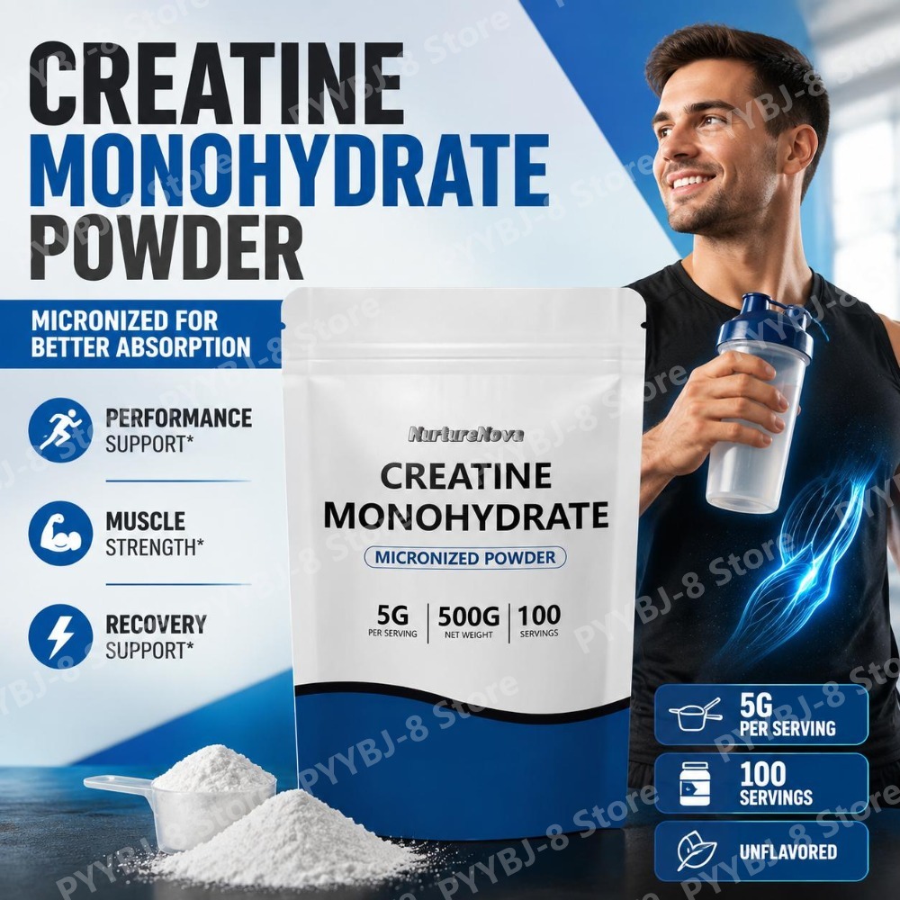 Creatine Monohydrate Powder - مسحوق كرياتين مونوهيدرات نيوتشر نوفا ميكروني،