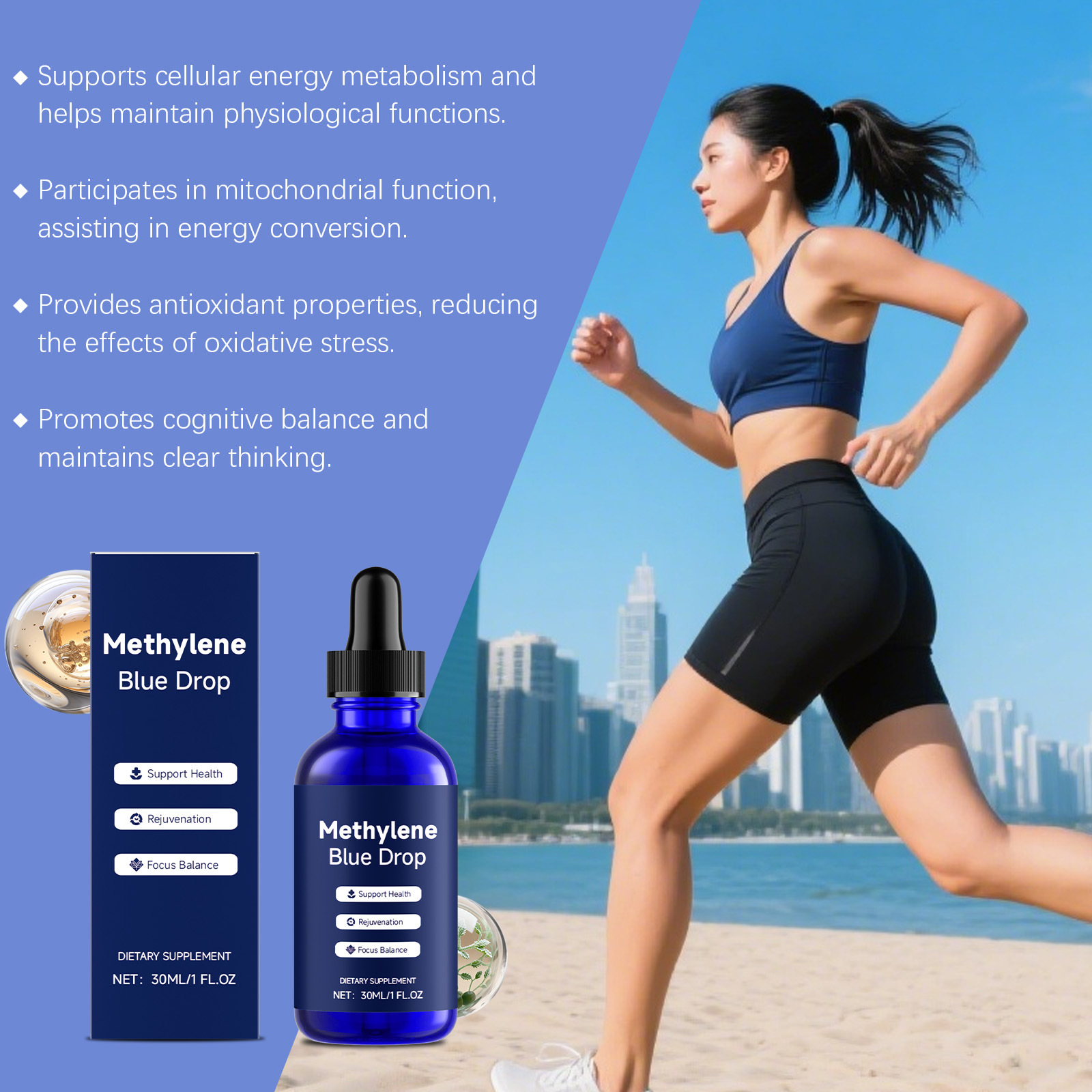 قطرات تعزيز الحيوية لتحفيز عمل - مراجعة Nutrition Fitness And Health وسعره
