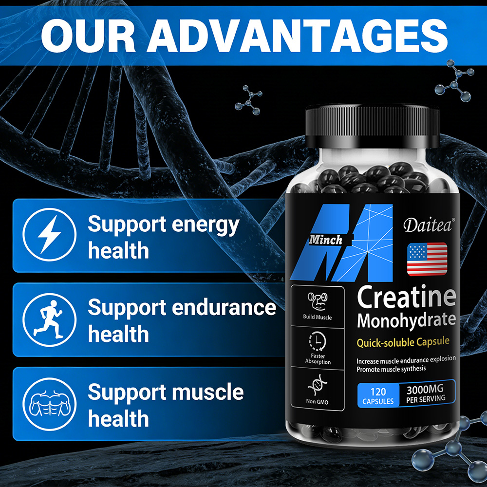 كبسولات الكرياتين مونوهيدرات ل - مراجعة Creatine Monohydrate Powder وسعره