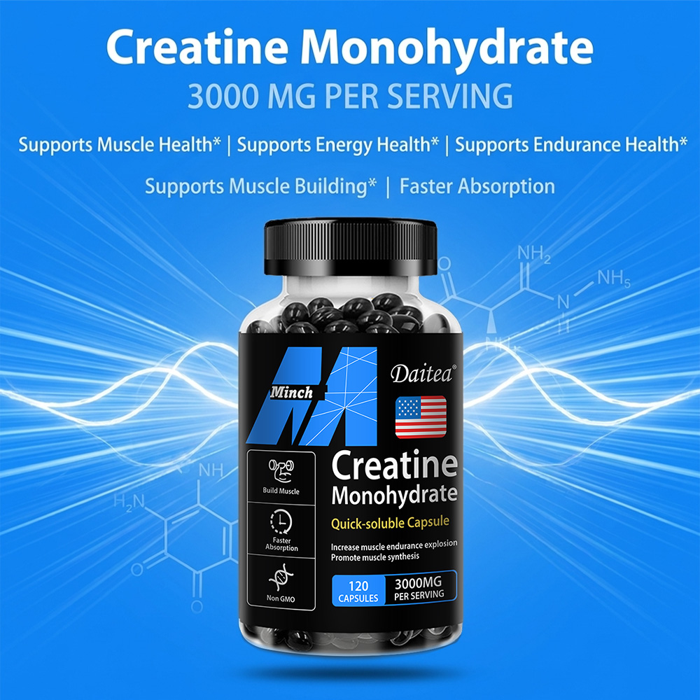 كبسولات الكرياتين مونوهيدرات ل - مراجعة Creatine Monohydrate Powder وسعره