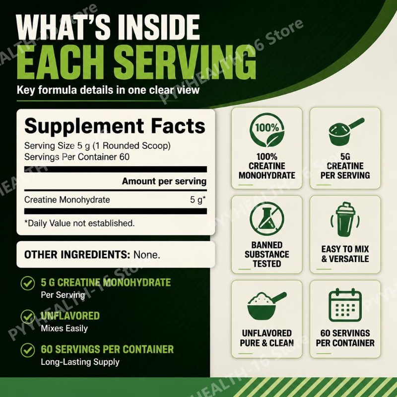مسحوق الكرياتين مونوهيدرات الم - مراجعة Creatine Monohydrate Powder وسعره