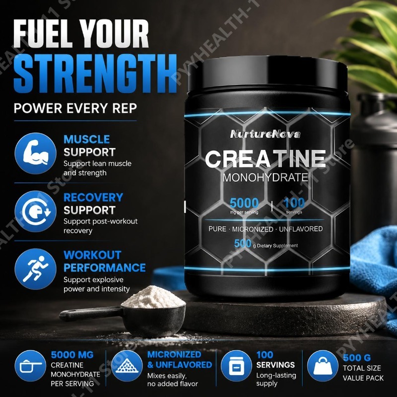 مسحوق الكرياتين مونوهيدرات لدع - مراجعة Creatine Monohydrate Powder وسعره