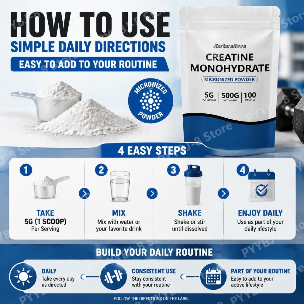مسحوق كرياتين مونوهيدرات نيوتش - مراجعة Creatine Monohydrate Powder وسعره