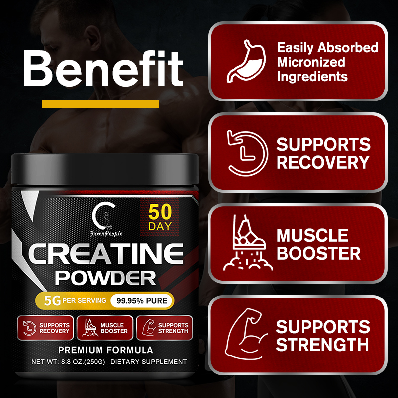 GPGP GreenPeople كرياتين مونوه - مراجعة Creatine Monohydrate Powder وسعره