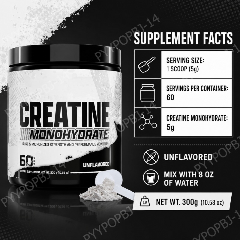 مسحوق الكرياتين مونوهيدرات 5 ج - مراجعة Creatine Monohydrate Powder وسعره